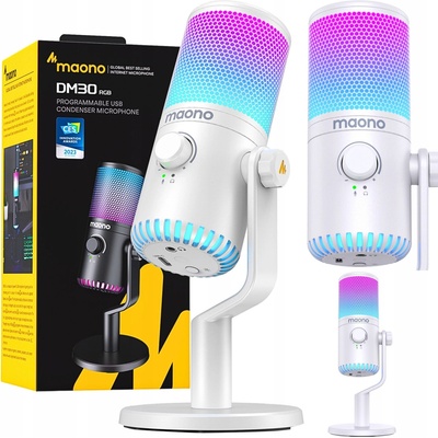 MAONO DM30 RGB White