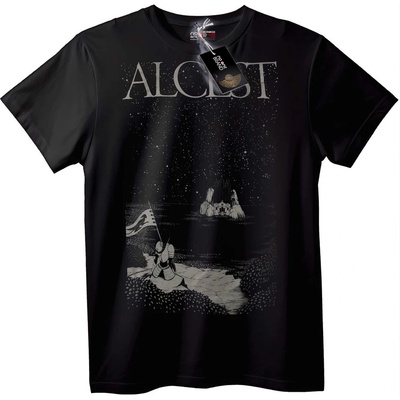 NOONEBRAND Тениска ALCEST Рицарско приключение - 2XL, Black