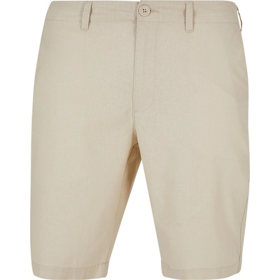 Urban Classics Мъжки къси ленени панталони в светлобежов цвят Urban Classics Cotton ShortsUB-TB6250-03680 - Светлобежов, размер 30
