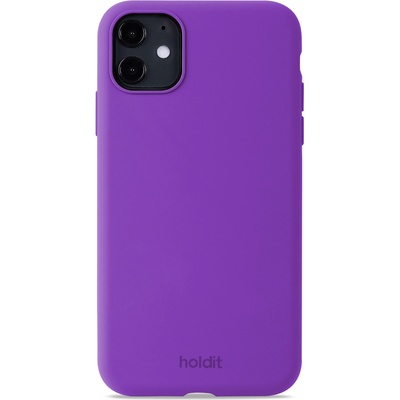 Holdit Гръб Holdit Silicone Case за iPhone 11/XR - Тъмно Лилав