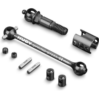 Xray X4 ECS DRIVE SHAFT 58 MM HUDY SPRING STEEL™ SET