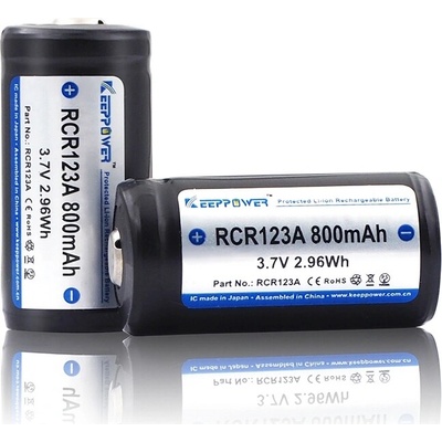 KEEPPOWER 800 mAh RCR123A
