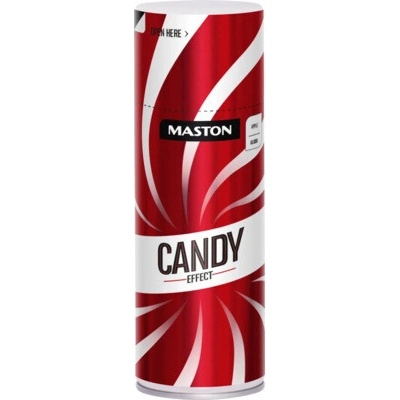 Maston Candy Effect Apple lak v spreji 400 ml červený priehľadný