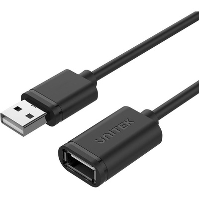 Unitek Y-C450GBK predlžovací USB 2.0 AM-AF, 2,m, černý