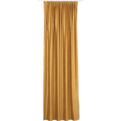 Záves Velvet Castellano uni horčicový 250x260 cm