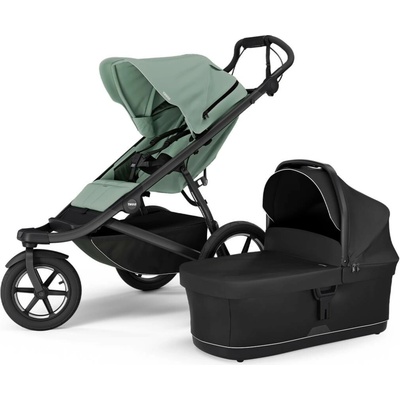 THULE Urban Glide 3 + Bassinet 2024 Mid Blue Mist Green