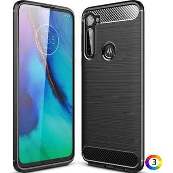 Image 1 of Motorola Moto G Stylus Удароустойчив Carbon Fiber Калъф и Протектор