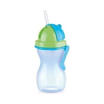 Tescoma Detská fľaša so slamkou BAMBINI 300 ml modrá