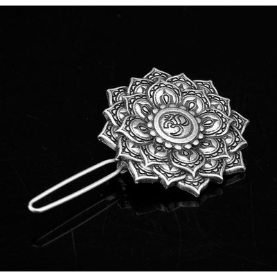 B-TOP Retro spona do vlasů KVĚTINOVÁ MANDALA
