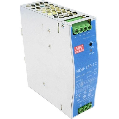 Napájecí zdroj na DIN lištu Mean Well 120W 12V NDR-120-12