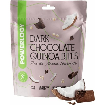 Powerlogy Dark Chocolate Quinoa Bites 100 g