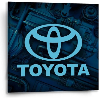 Sablio Obraz Logo Toyota Motor - 50x50 cm