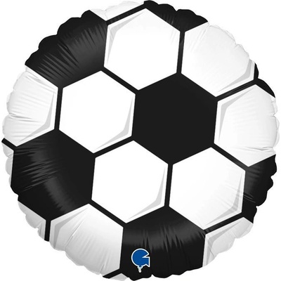 Grabo Fóliový nafukovací balónik Futbalová lopta kruh 18" 46 cm