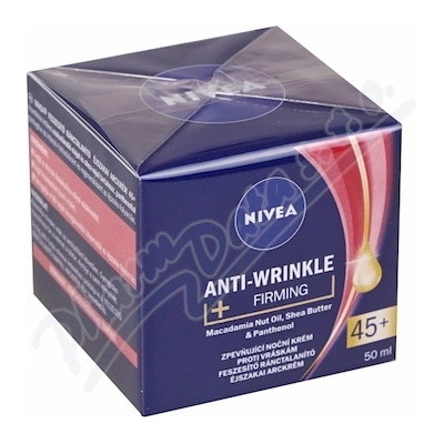 Nivea Anti Wrinkle Firming noční pleťový krém proti vráskám 50 ml