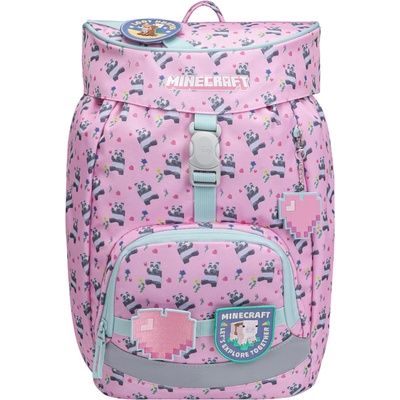 BAAGL Школна раница Airy Minecraft Panda BAAGL | Rozov | Момичешки | UNI