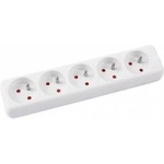 Office Products Looler OFFICE PRODUCTS, 5 sockets, 1.5m, with grounding, white