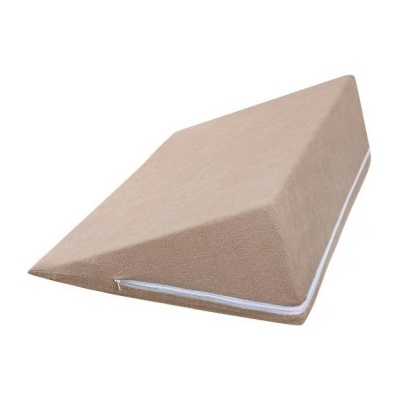 Bellatex klínový podhlavník Froté kávový 80 x 50 x 20 cm
