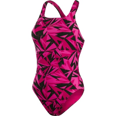 Speedo Бански костюм Speedo Women's Hyperboom Model One Piece Swimsuit - Black/Pink