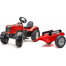 FALK Šlapací traktor Massey Ferguson S8740 s vlečkou 4010AB