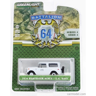 Greenlight International Harvester Scout Usa Navy Military 1970 Světle Modrá 1:64