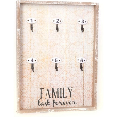 Закачалка за ключове във винтидж стил FAMILY last forever