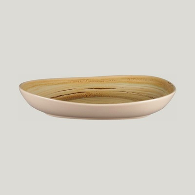 RAK Porcelain Spot talíř hluboký 28 x 22,5 cm – hnědý granát RAK-SGRFLDP28