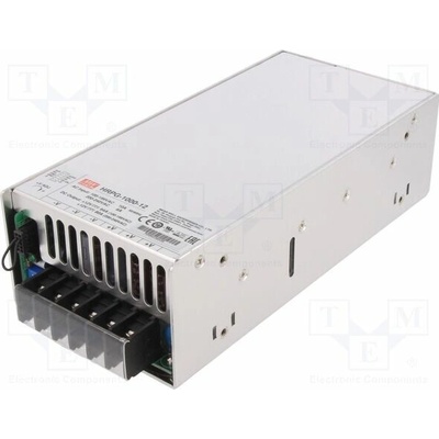 MEAN WELL HRPG-1000-12 Napájecí zdroj: spínaný; k vestavbě,modulový; 960W; 12VDC; 80A