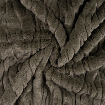 Umelá kožušina Soft - Zelená khaki