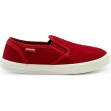 Oldcom detské slip-on tenisky MILAN červená biela