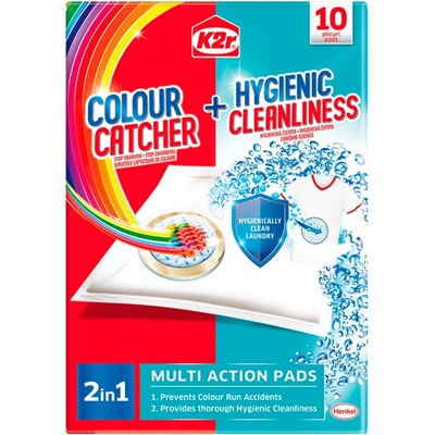 K2r sáčky pro praní prádla Colour Catcher + Hygienic Cleanliness 2v1 10 ks