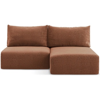 makamii Разтегателен ъглов диван с място за съхранение в тухлен цвят (десен ъгъл) Kalena - Makamii (KALENA_RCOF_38_P1_C4)