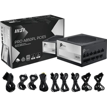 MSI PRO A850PL PCIE5 850W 80 PLUS Platinum