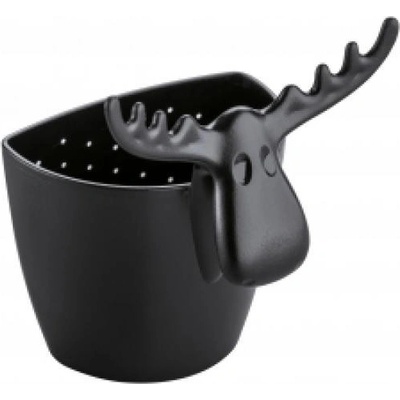 Sítko na čaj RUDOLF Koziol kosmická černá