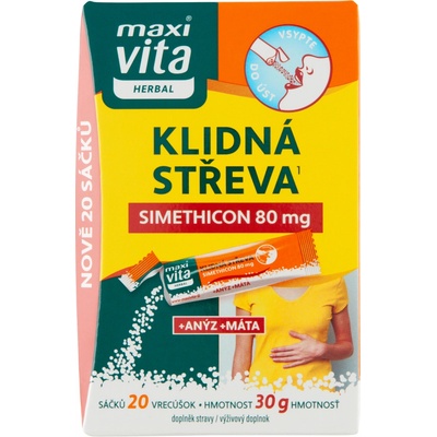 Maxi Vita Herbal Klidná střeva 20 sáčků