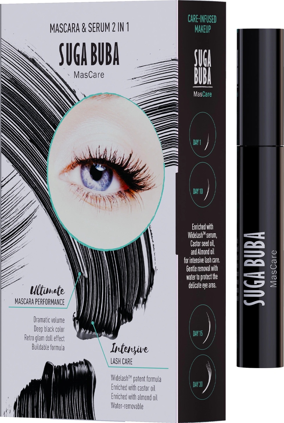 Suga Buba MasCare 2 in 1 Mascara Serum Спирала 10gr