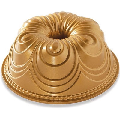 Nordic Ware Forma na bábovku CHIFFON zlatá 2,4 l 87477