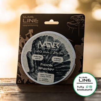 VAGNER Náväzcová šnúra Hook Leader Camo Multicolor 25 m 1,00 mm