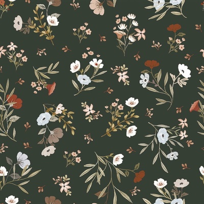 Lilipinso Detská tapeta Floral Poetry 10 m x 50 cm