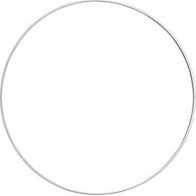 Bílý kovový kruh pro dotvoření 1 ks 30 cm
