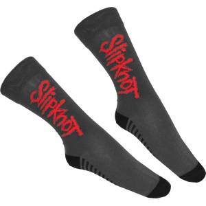 ROCK OFF чорапи Slipknot - Logo Vertical - GREY - ROCK OFF - SKSCK12MG