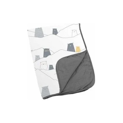 Doomoo Памучно одеяло Doomoo - Dream Bear, Grey, 75 x 100 cm (DS04)
