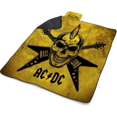 Sablio Plážová deka ACDC Lebka