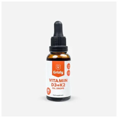 Grizly D3 + K2 kapky 30 ml