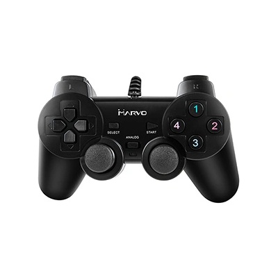 Gamepad Marvo GT-006, 15tl., USB, černý, vibrační