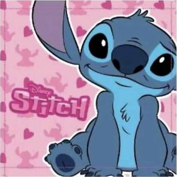 MLC uterák na tvár Stitch licencia Lilo & Stitch 30 x 30 cm