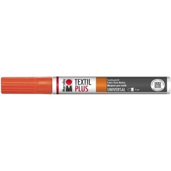 Marabu Popisovač na tmavý textil/oranžový 3 mm