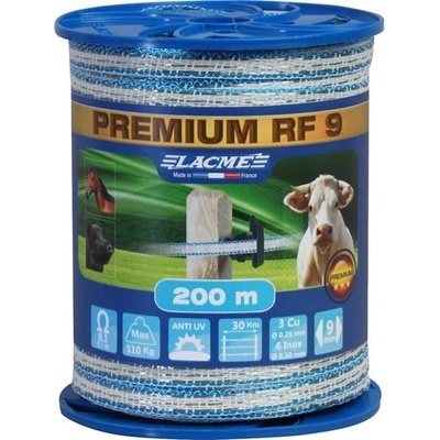 Polyetylenová páska pro elektrické ohradníky PREMIUM RF 9, 9 mm – Zboží Dáma