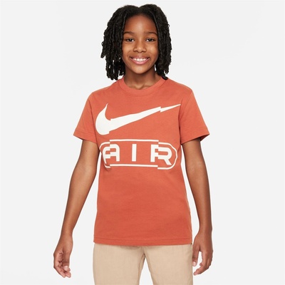 Nike Детска тениска Nike Sportswear Big Kids' (Girls') T-Shirt - Burnt Sunrise