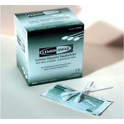 Vatová tyčinka s glycerinem Lemon-Swab 15 cm 75 ks