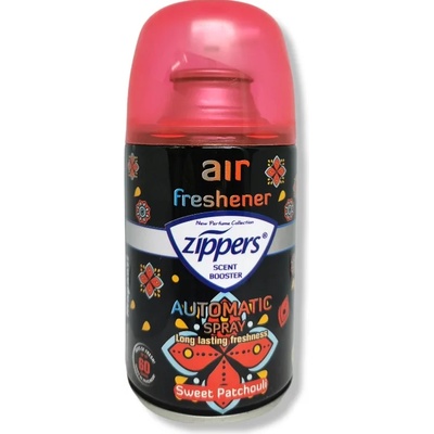 ZIPPERS ароматизатор, Лукс, Пълнител за машинка, Sweet patchouli, 260мл